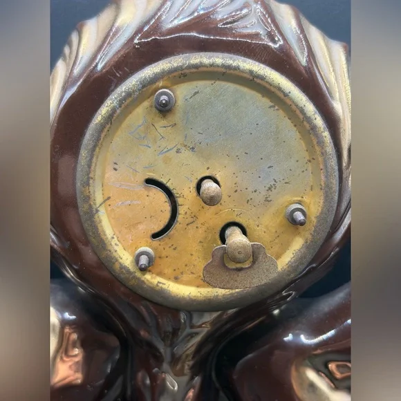 Walter Germany Vintage Ceramic Equestrian Horse Table Clock, Mantel Clock Decor - Picture 8 of 14